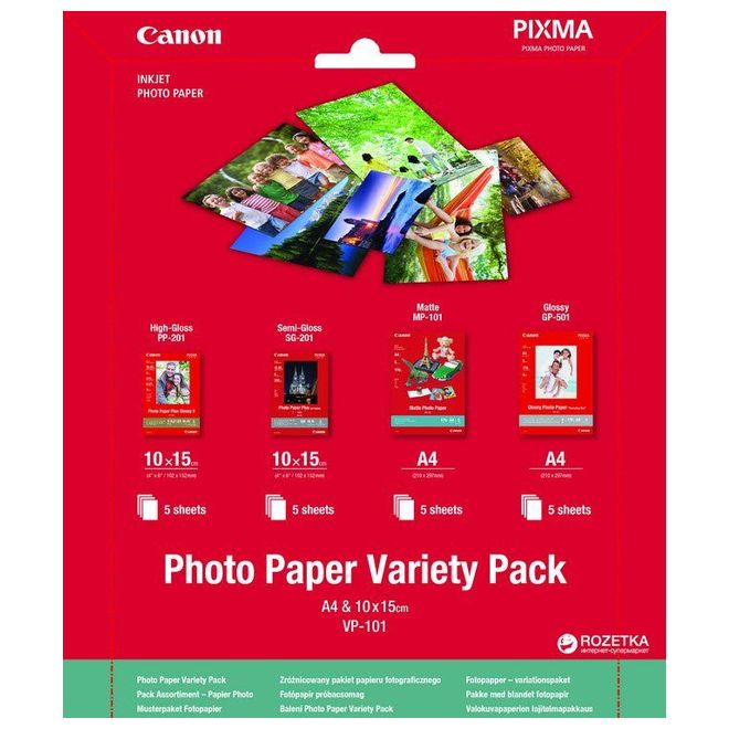 CANON IJ PHOTO PAPER VP-101 A4 10X15 FOTO KAĞIDI