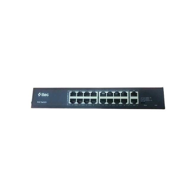 Ttec 16 x 10/100 Base-t Poe/Poe+ Port 2 x 10/100/
