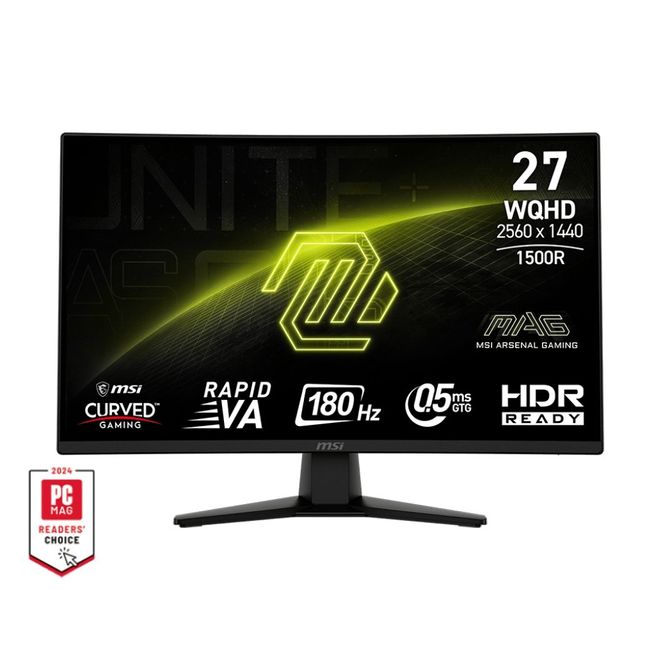 MSI 27" 274CQF 2560x1440 WQHD CURVED 180HZ 0.5MS