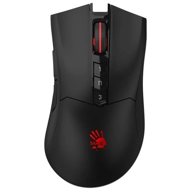 A4 Tech Bloody R90 PLUS Kablosuz şarjlı siyah oyun