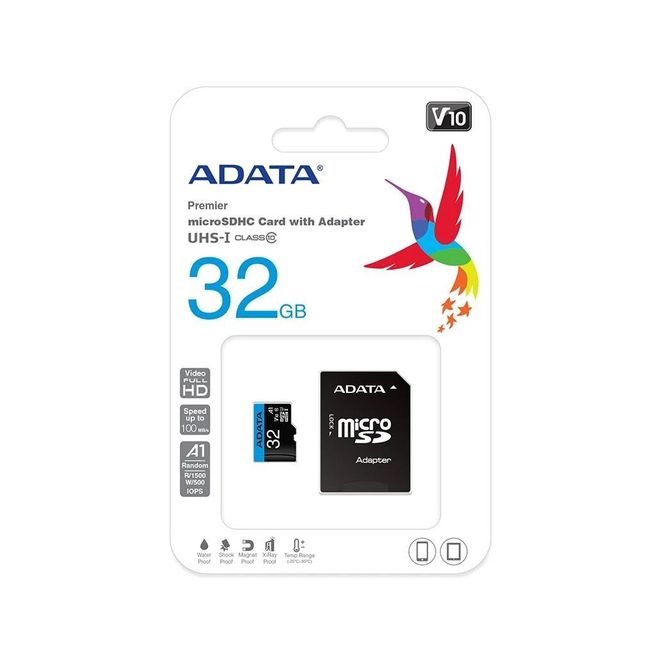 ADATA 32GB MICRO SDHC 100MBs ADAPTÖRLÜ PREMIER