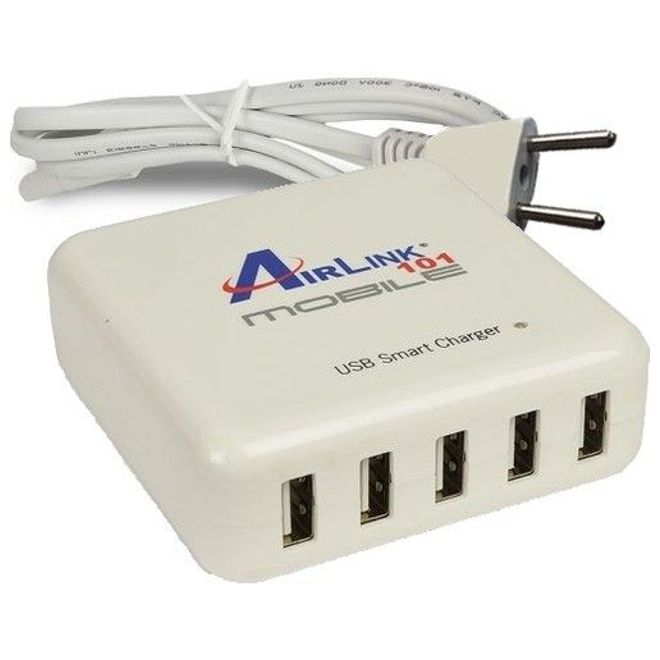 AIRLINK AIR101 HIZLI 5 USB  ŞARJ ALETİ,40W-8A,BEYA