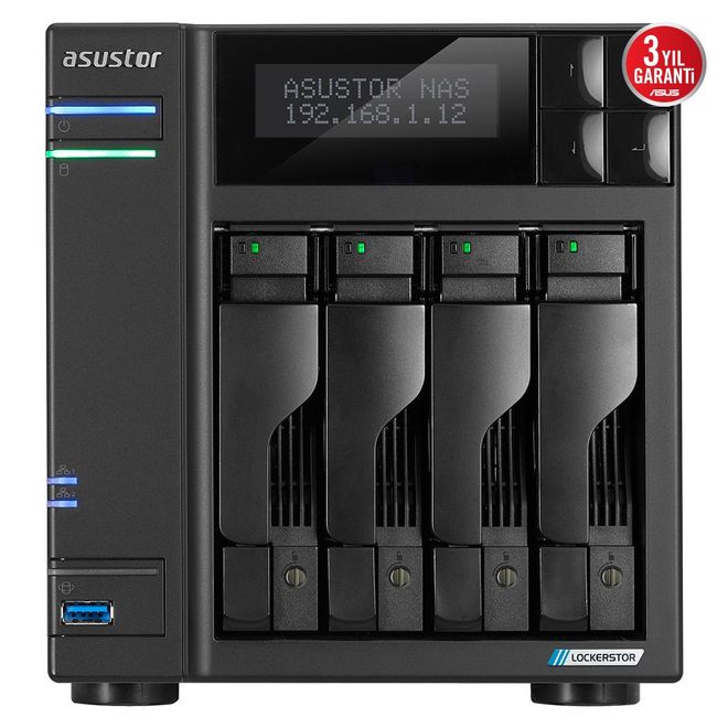 Asustor AS6704T Intel N5105 4Yuvalı 4GB DDR4