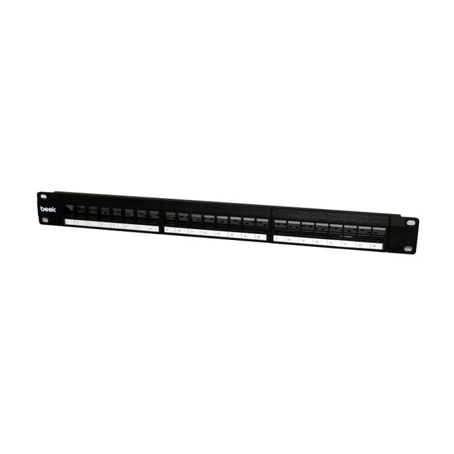 BEEK BN-PP-M24S 24'LÜ CAT6 BOŞ PATCH PANEL,MODULER