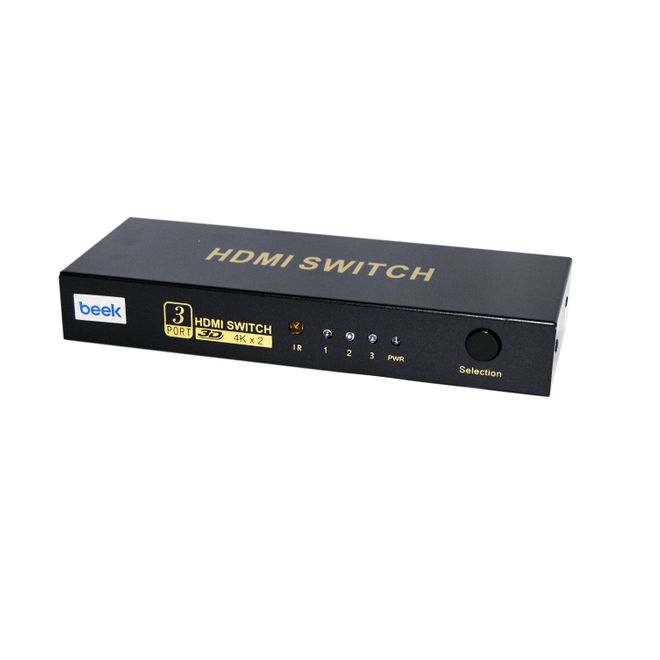 Beek BS-VSW-HD31UH 3'lü UHD 4K  HDMI kumandalı swi