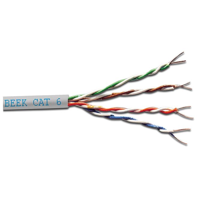 BEEK BC-305-UU6-HF 305m CAT6 UTP KABLO.23AWG,LSOH,