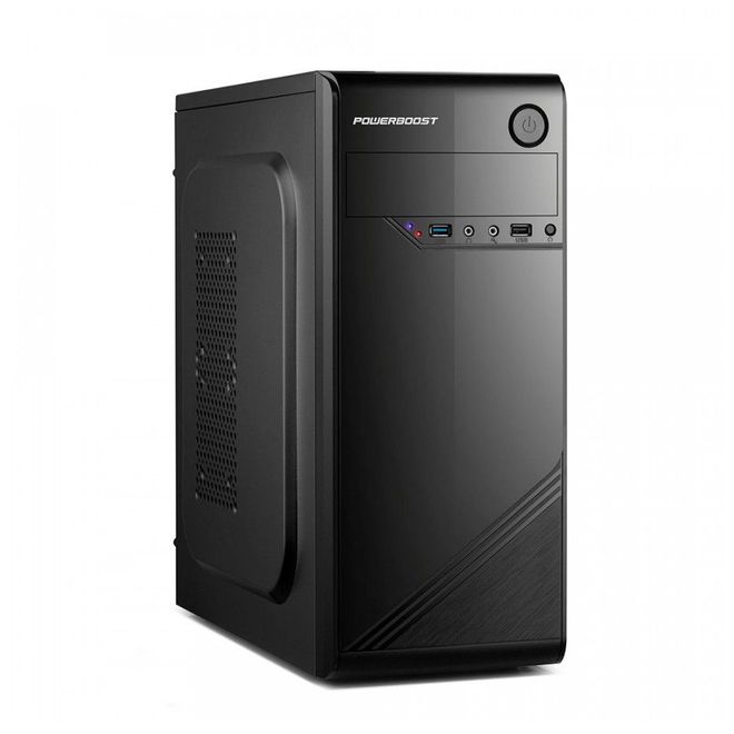 POWERBOOST VK-1621 400w USB 3.0 ATX Shiny Piano Si