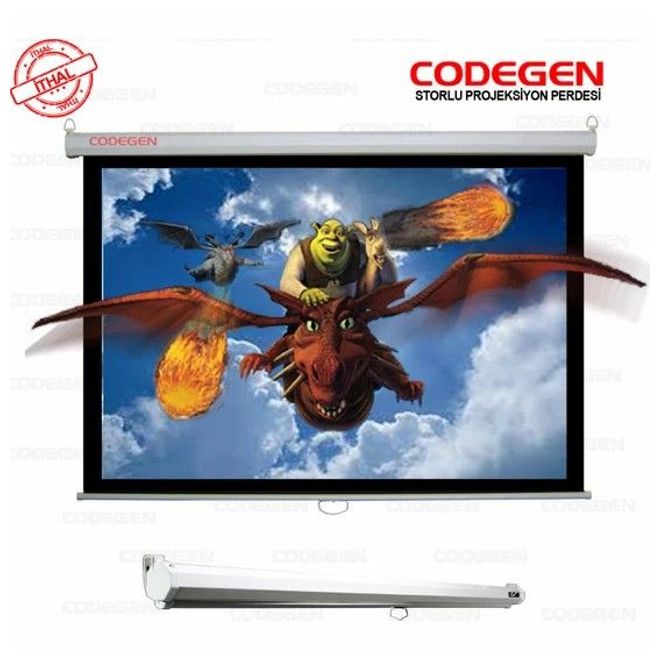 Codegen(AX-18) 180x180 Storlu projeksiyon perdesi