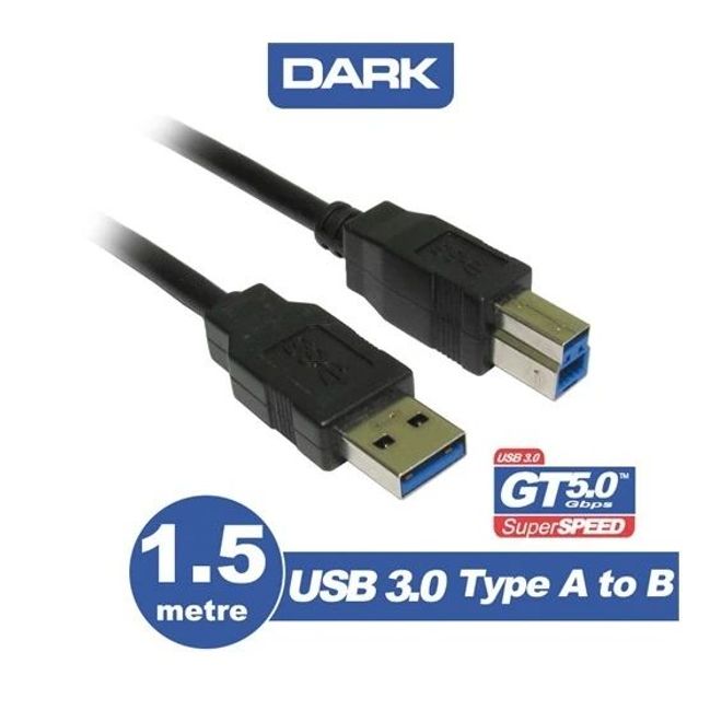 DARK DK CB USB3PRNL150 1,5m USB3.0 AB/E YAZICI KAB