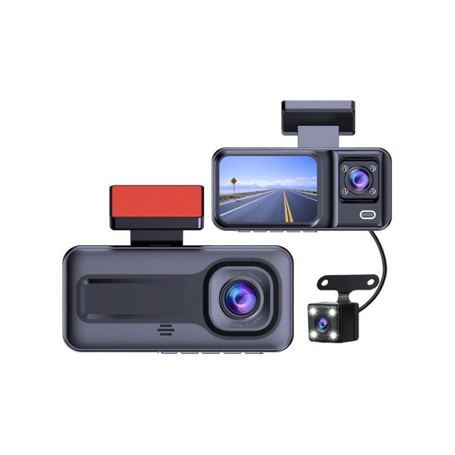 Daytona A98  Black box araç içi ön+arka+iç kayıt