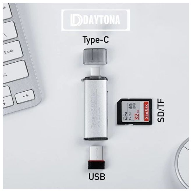 DAYTONA ADS-103 ÇOK FONKSİYON USB KART OKUYUCU