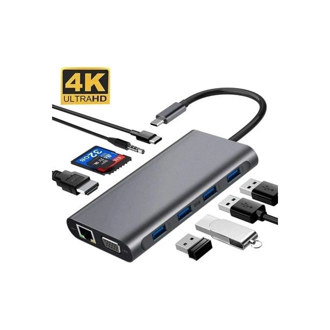 Daytona FC-31G Tip-C=>11'li gigabit hub,füme