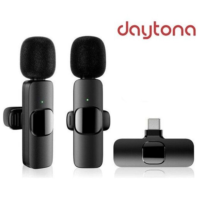 Daytona K9T2 TYPE-C  2'Lİ Kablosuz yaka mikrofonu