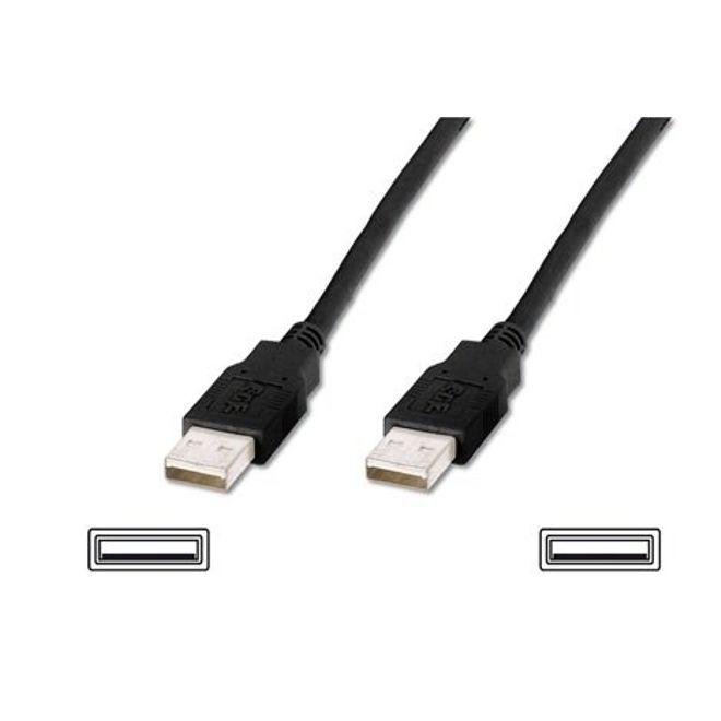 DIGITUS AK-300101-030-S 3,0m USB AE/AE SİYAH KABLO