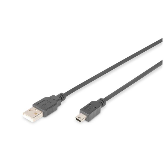 Digitus  AK-300108-010-S 1m USB2.0 A E/USB mini B(