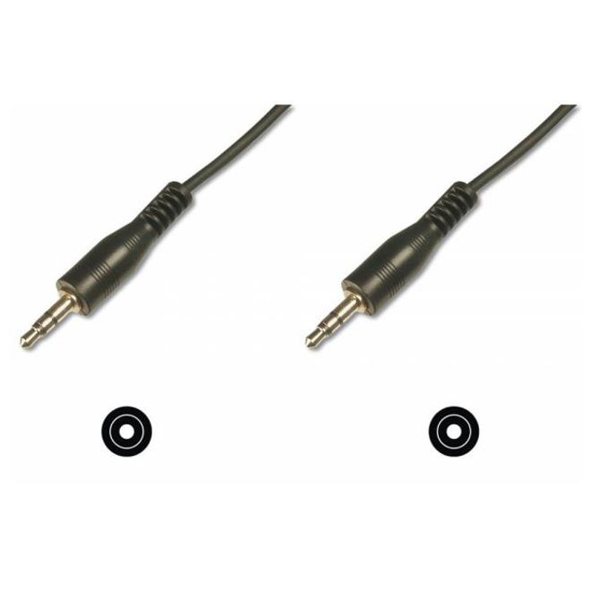 Digitus   AK-510100-025-S 2,5m 3,5mm(E)/(E)Stereo