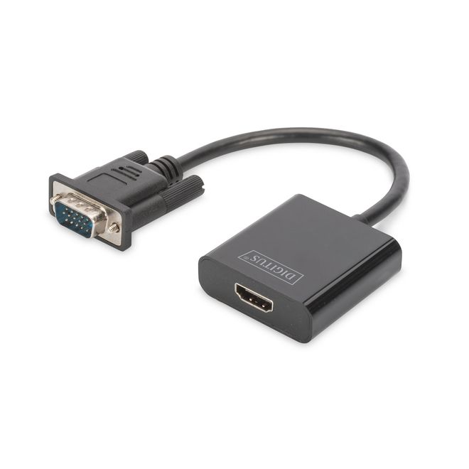 DIGITUS DA-70473 VGA+SES (3,5mm) => HDMI ÇEVİRİCİ