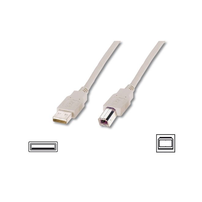 DIGITUS AK-300102-030-E 3,0m USB 2,0 KABLO,BEYAZ