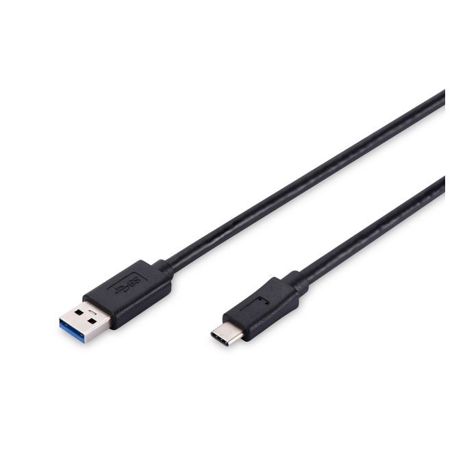 Digitus AK-300136-010-S 1mUSB Tip-C E=>USB2.0 A E