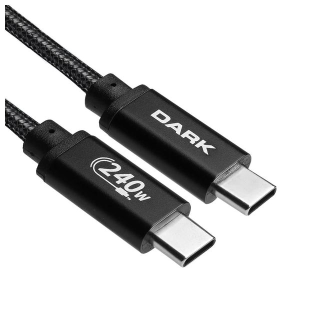 DARK DK-CB-USB240PD100 1m TYPE-C PD ŞARJ KBL,SİYAH