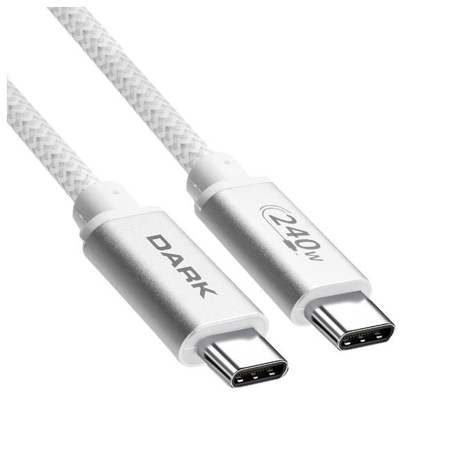 Dark DK-CB-USB240PD101 1m Tip-C PD beyaz şarj