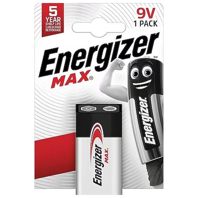 Energizer Max Alk 9V BP 1'li (7638900426663)