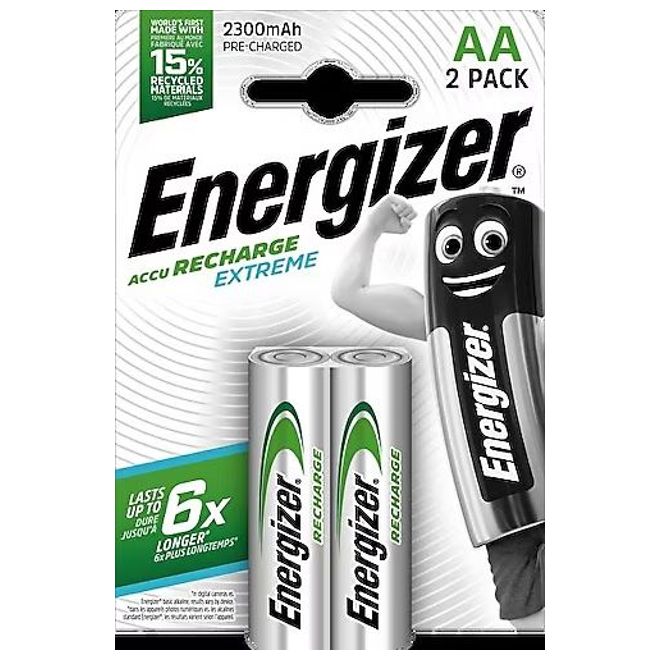 Energizer Extreme Rech AA BP 2'li (2300 mAh)
