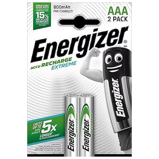 Energizer Extreme Rech AAA Bp 2'li (800 mAh)