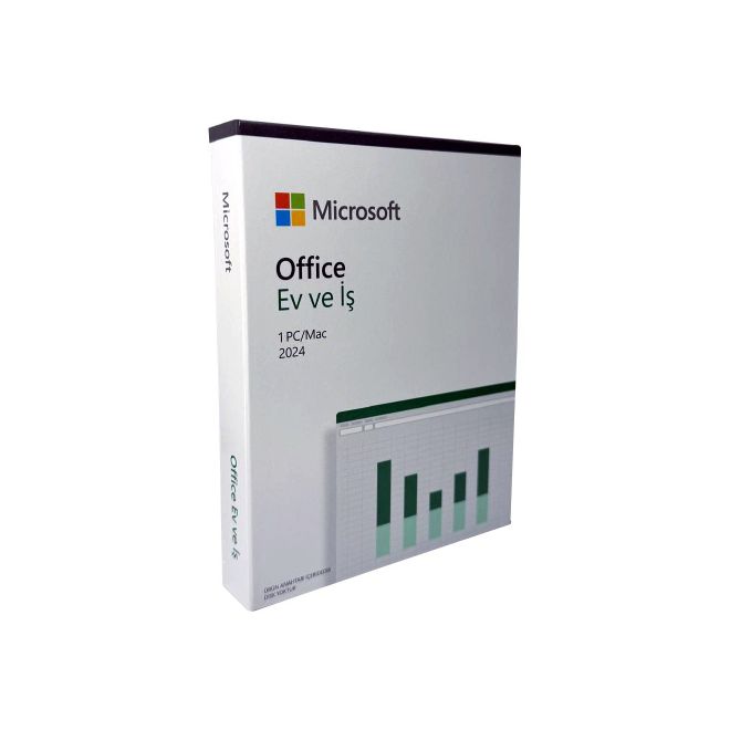 Microsoft Ofis Ev ve İş 2024 Türkçe Kutu 1Pc