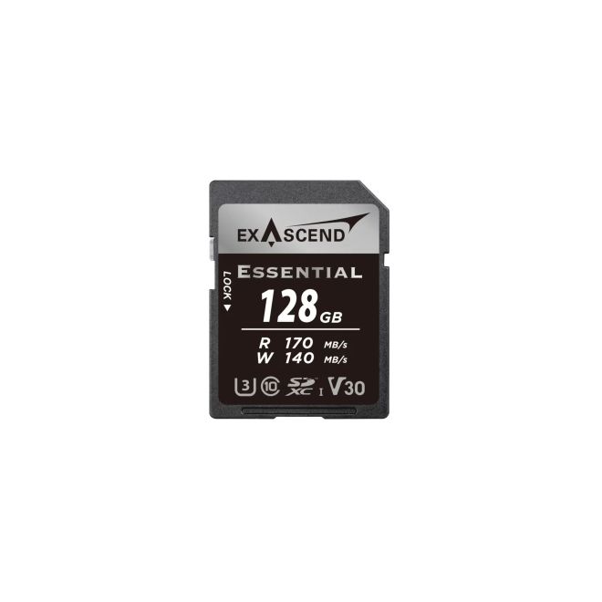 Exascend 128 GB SD Kart Essential V30 UHS I