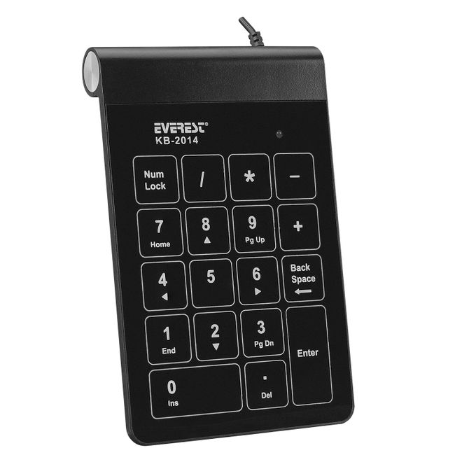 Everest KB-2014 USB Nümerik siyah key pad
