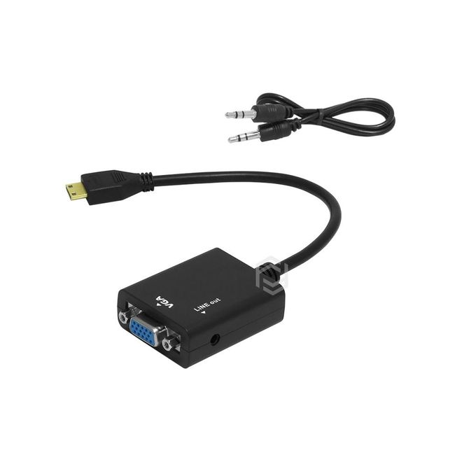 Frisby FA-6672C  Mini HDMI-=>VGA+Ses Aktif-analog
