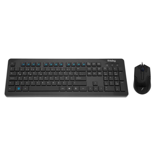 Frisby FK-158QU USB siyah klavye&mouse ofis set