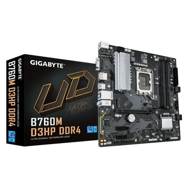 Gigabyte B760M-D3HP-DDR4 1700P Ddr4 DP+Hdmi+Vga