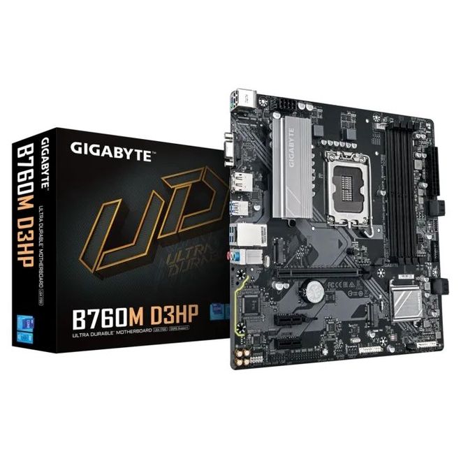 Gigabyte B760M-D3HP-DDR5 1700P Ddr5 DP+Hdmi+Vga