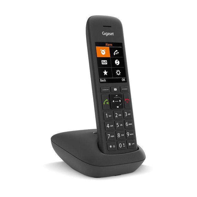 GIGASET C575 DECT TELEFON,200'lük REHBER,SİYAH