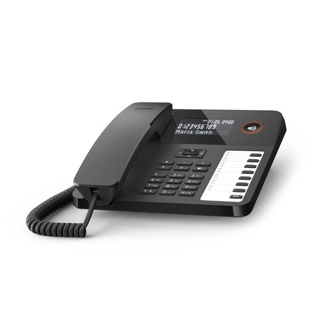 Gigaset Desk 600 Kablolu Telefon Siyah