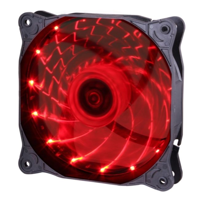 GAMEPOWER GF-12R 12CM LED'Lİ KASA FANI (KIRMIZI)