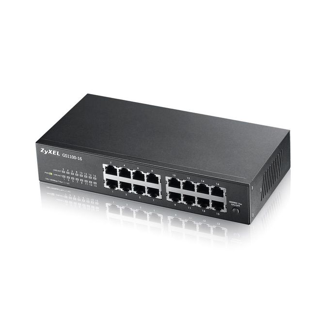 ZYXEL GS1100-16 V3 16 PORT YÖN.MEZ G.BIT SWITCH V