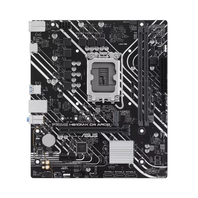 Asus Prime H610M-K Argb Ddr4 1700P Hdmi M2