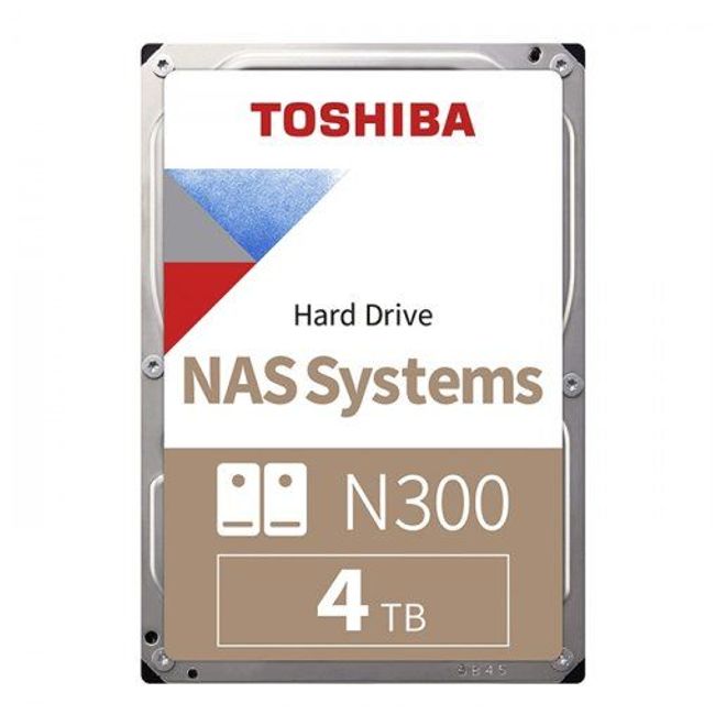 Toshiba N300 Serisi NAS Diski 4TB   (HDWG440UZSVA)