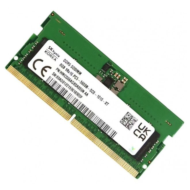 SK Hynix 8 GB 5600 Mhz Ddr5 N.BOOK Ram KUTUSUZ