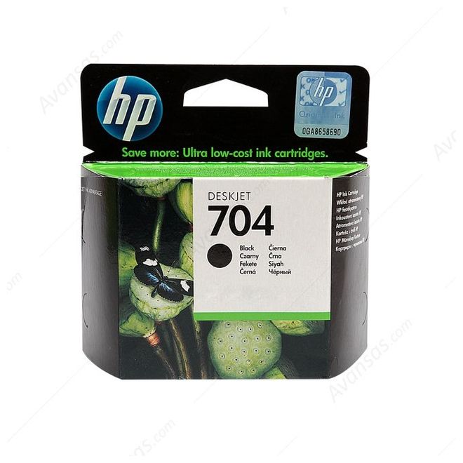 HP CN692AE (704) SİYAH MÜREKKEP KARTUŞ