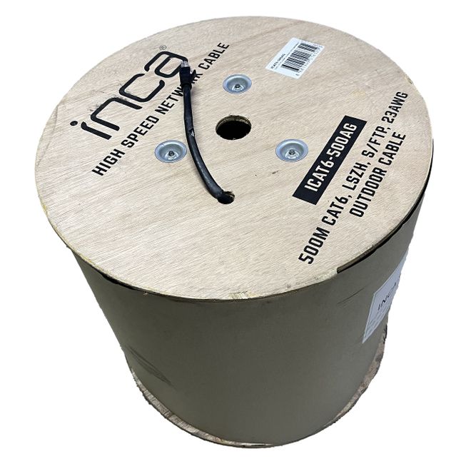 Inca ICAT6-500AG 500m CAT6 S/FTP dış ortam  23 AWG