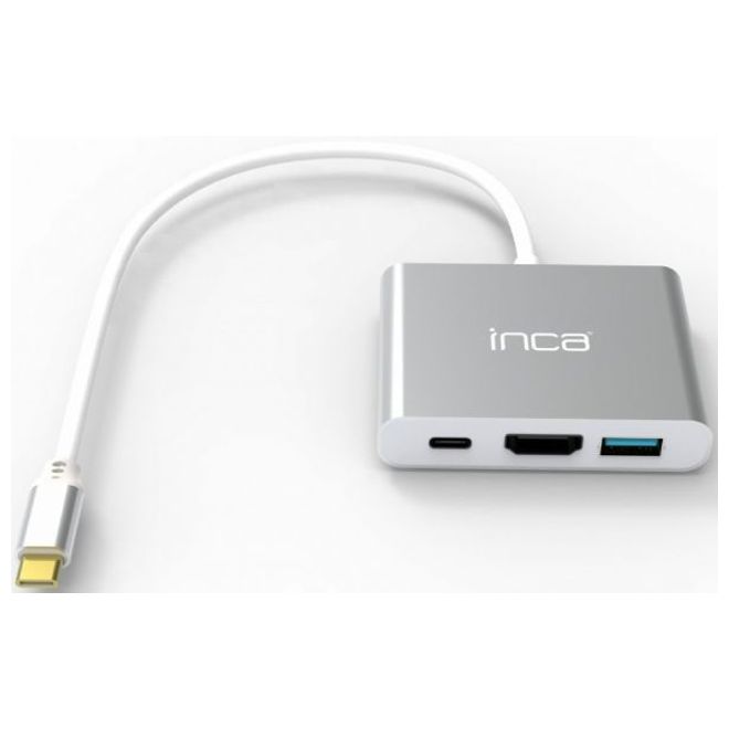 Inca ITPC-04T Tip-C=>Hdmi+USB3.0+Pd(100W) Çevirici