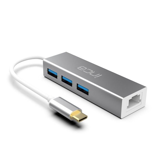 INCA ITPC-3T Type-C=>RJ45 ETHERNET+ 3xUSB3.0 Çevir