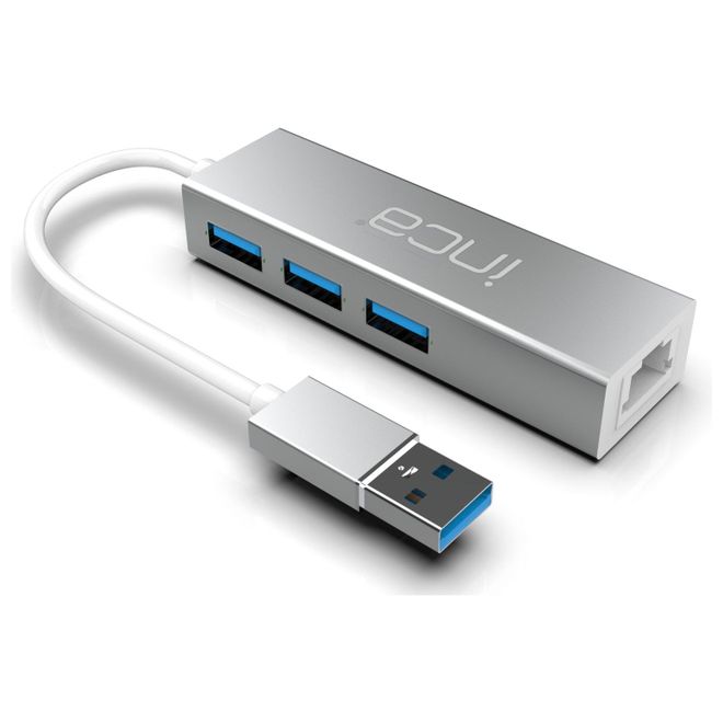 INCA IUSB-03T USB3.0=>RJ45 ETHERNET+3xUSB3.0 Çevir