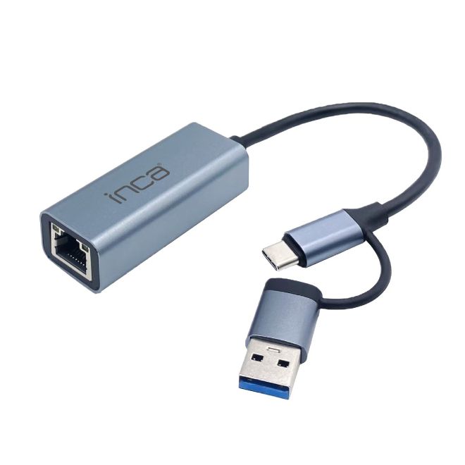 Inca IUTP-01T USB3.0&Tip-C=>gigabit RJ45 Ethernet