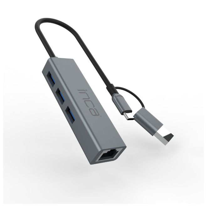 Inca IUTP-03T USB3.0+Tip-C=>Gigabit RJ45+3*USB3.0