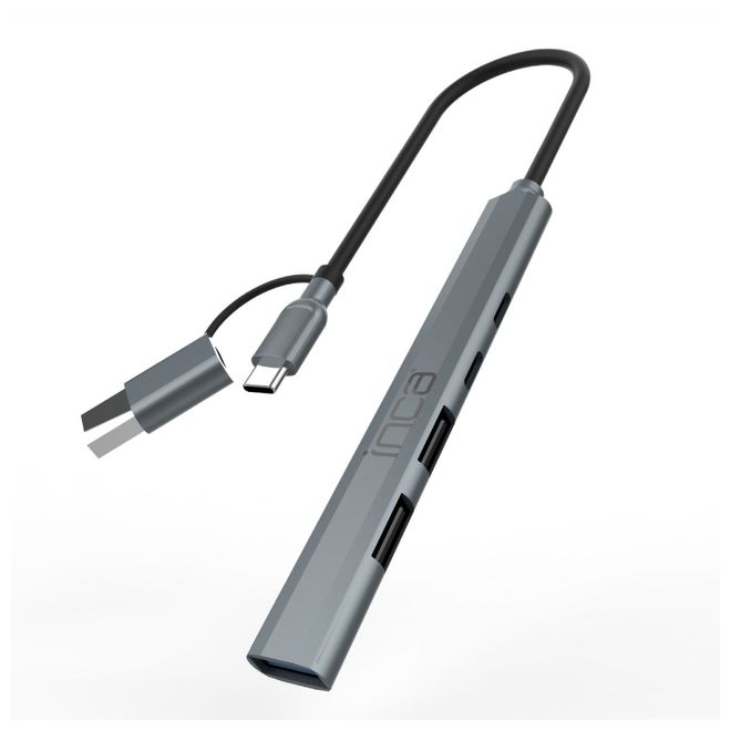 Inca IUTP-06T 15cm Tip-C+USB=>1*USB3.0+2*USB2.0+